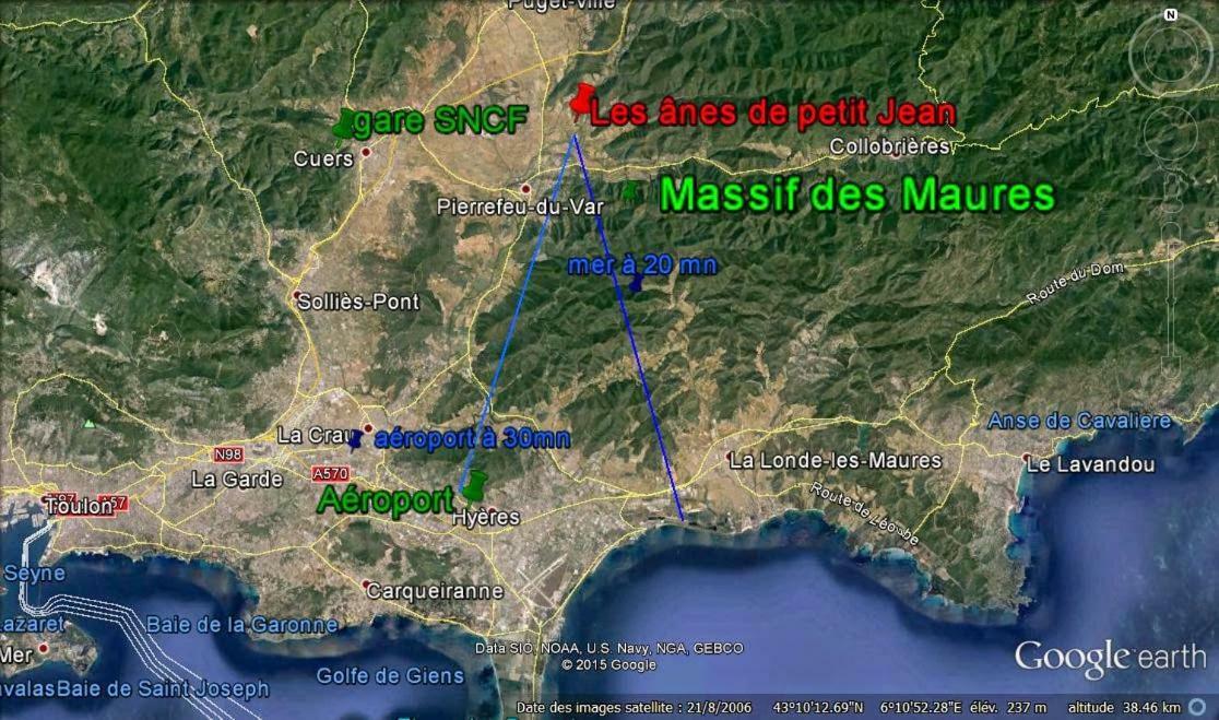Les Anes De Petit Jean Hotel Pierrefeu-du-Var Kültér fotó